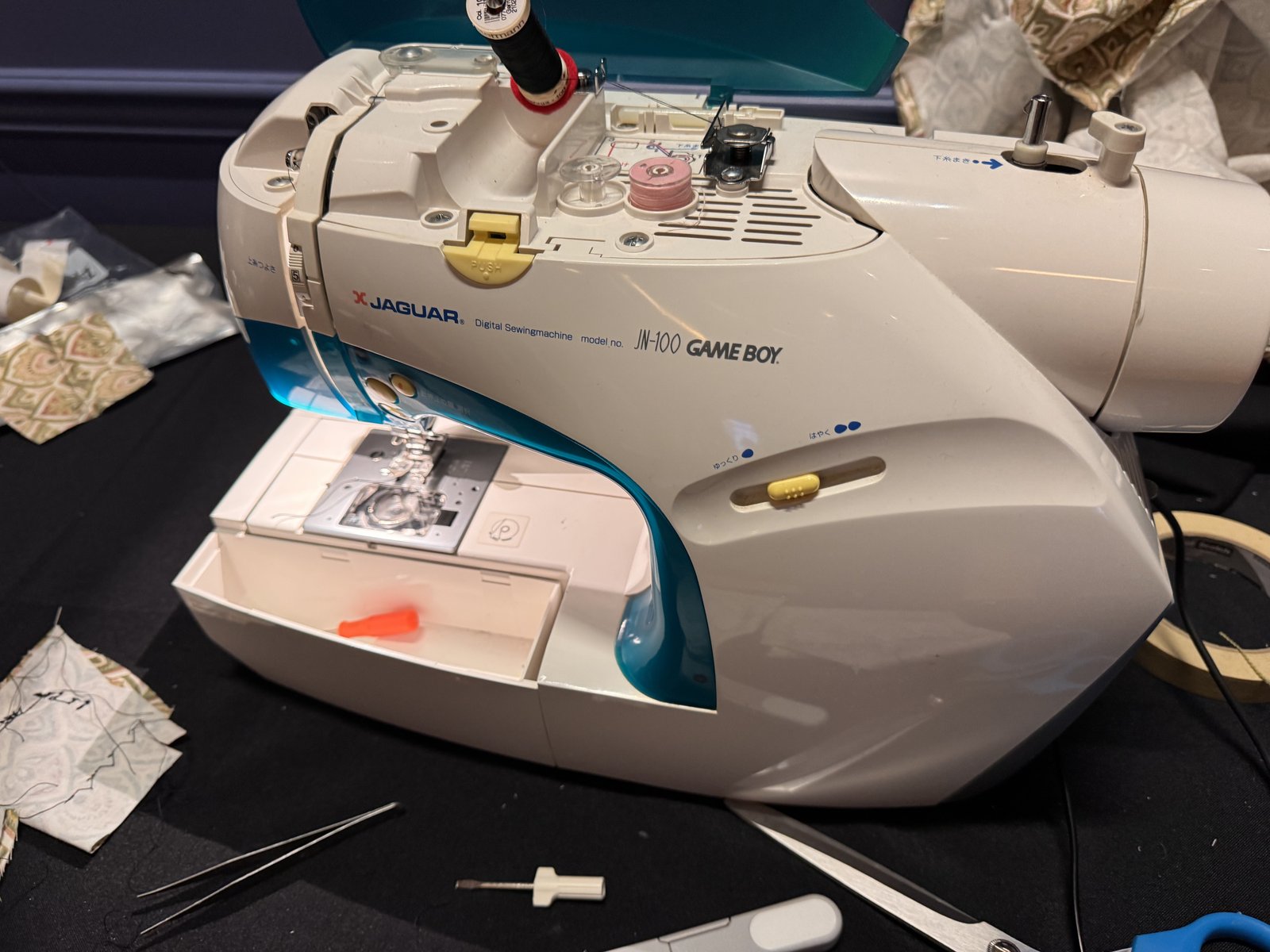 The Game Boy Sewing Machine