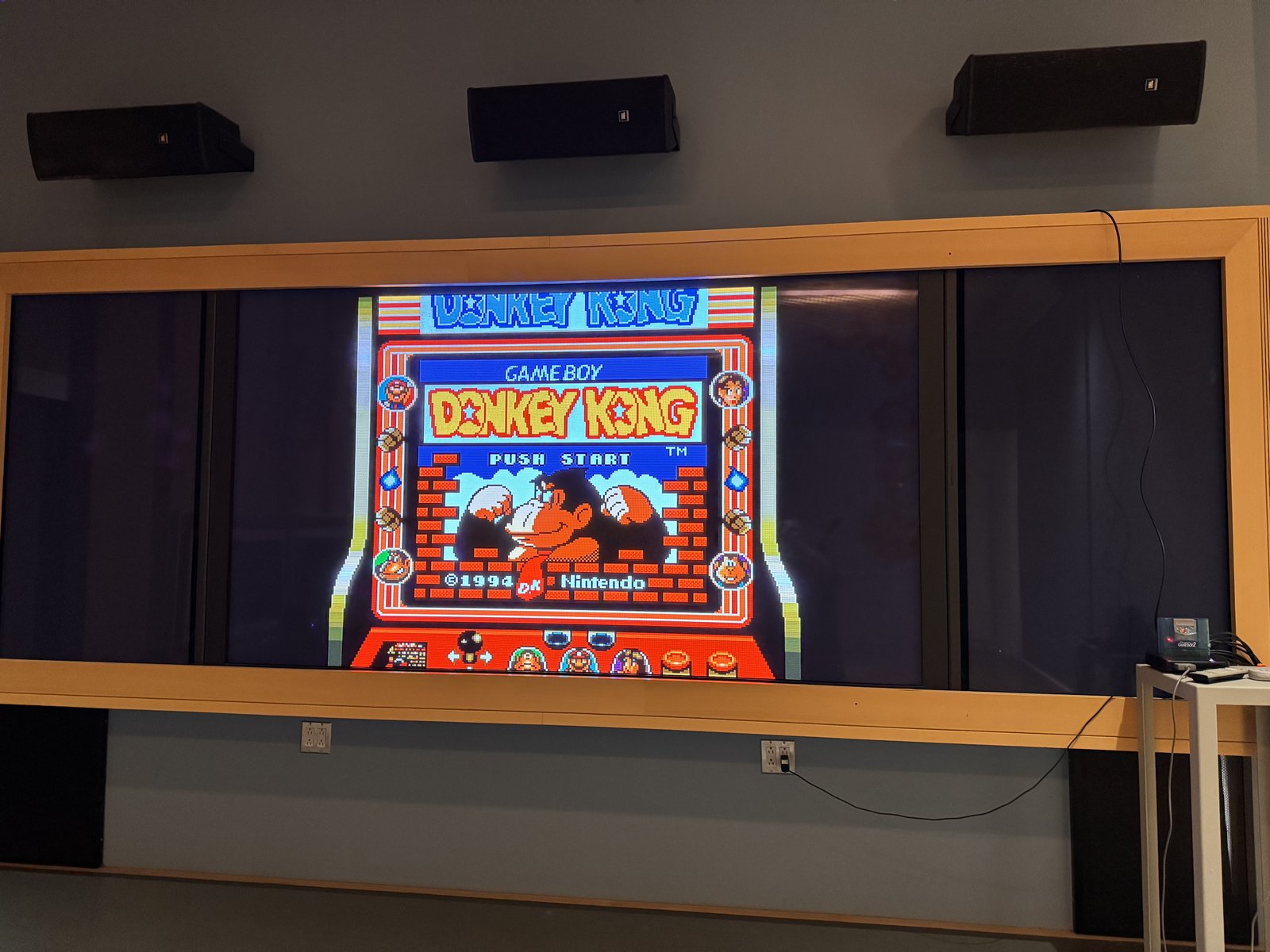 Donkey Kong '94 on the big screen